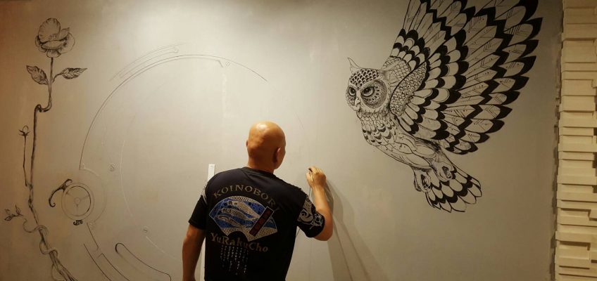 สาธิตการเพ้นท์ผนังบ้านให้ออกมาสวยเท่