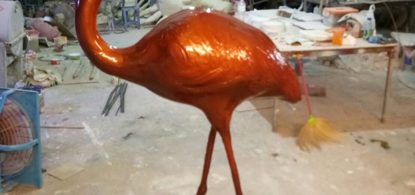 นกฟลามิงโก้ ขนาดใหญ่